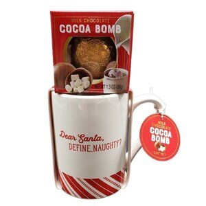 Cocoa Bomb Mug - Milk Chocolate - Marshmallows - Christmas - Secret Santa Gift